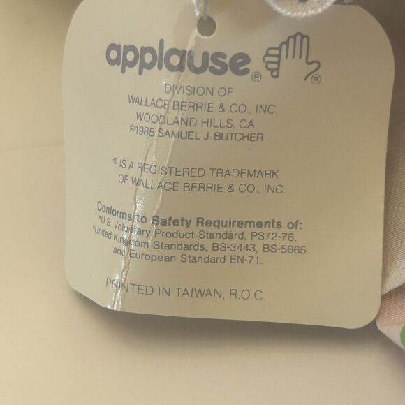 Precious Moments Dolls Katie 1986 Mother Applause Plush With Tags 15” - Picture 9 of 13